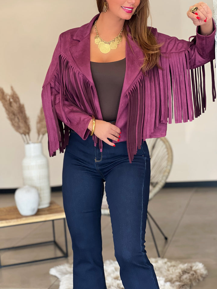 Veste Fleur - BORDEAUX