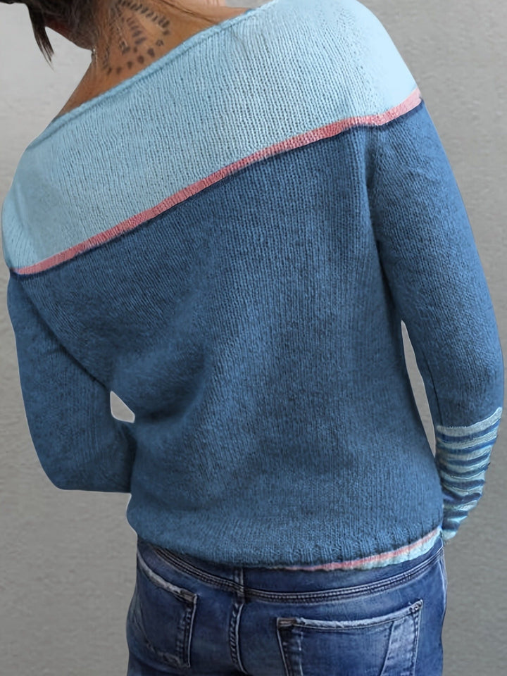 Kathrin – Pull rayé tendance et agréable à porter
