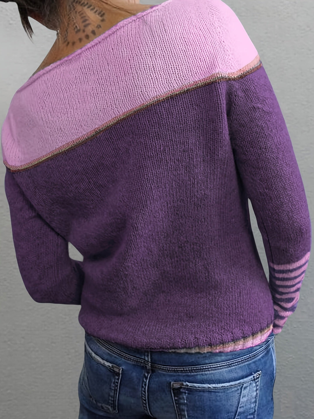 Kathrin – Pull rayé tendance et agréable à porter