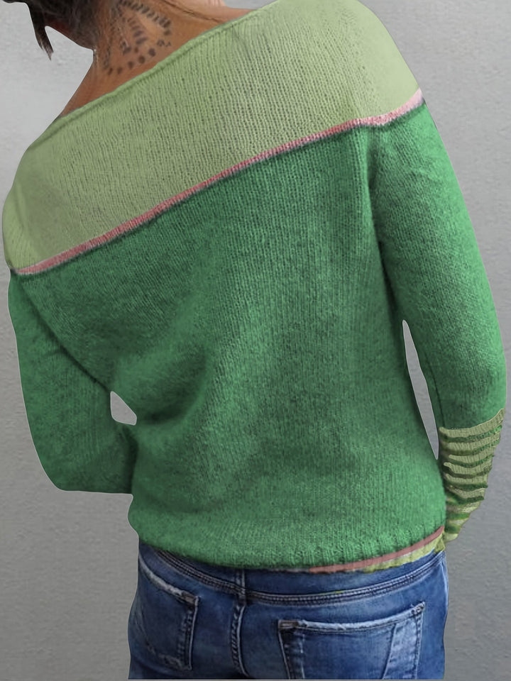 Kathrin – Pull rayé tendance et agréable à porter