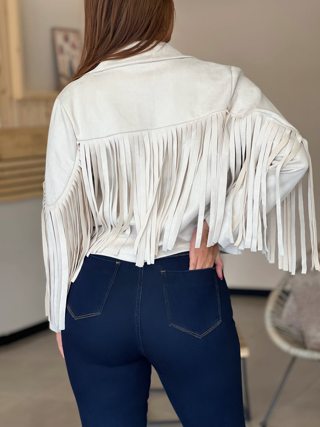 Veste Fleur - BEIGE