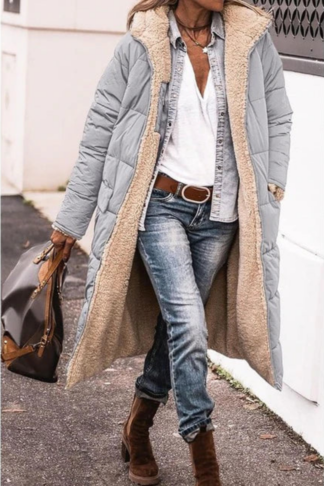 Maya – Manteau Réversible Luxe