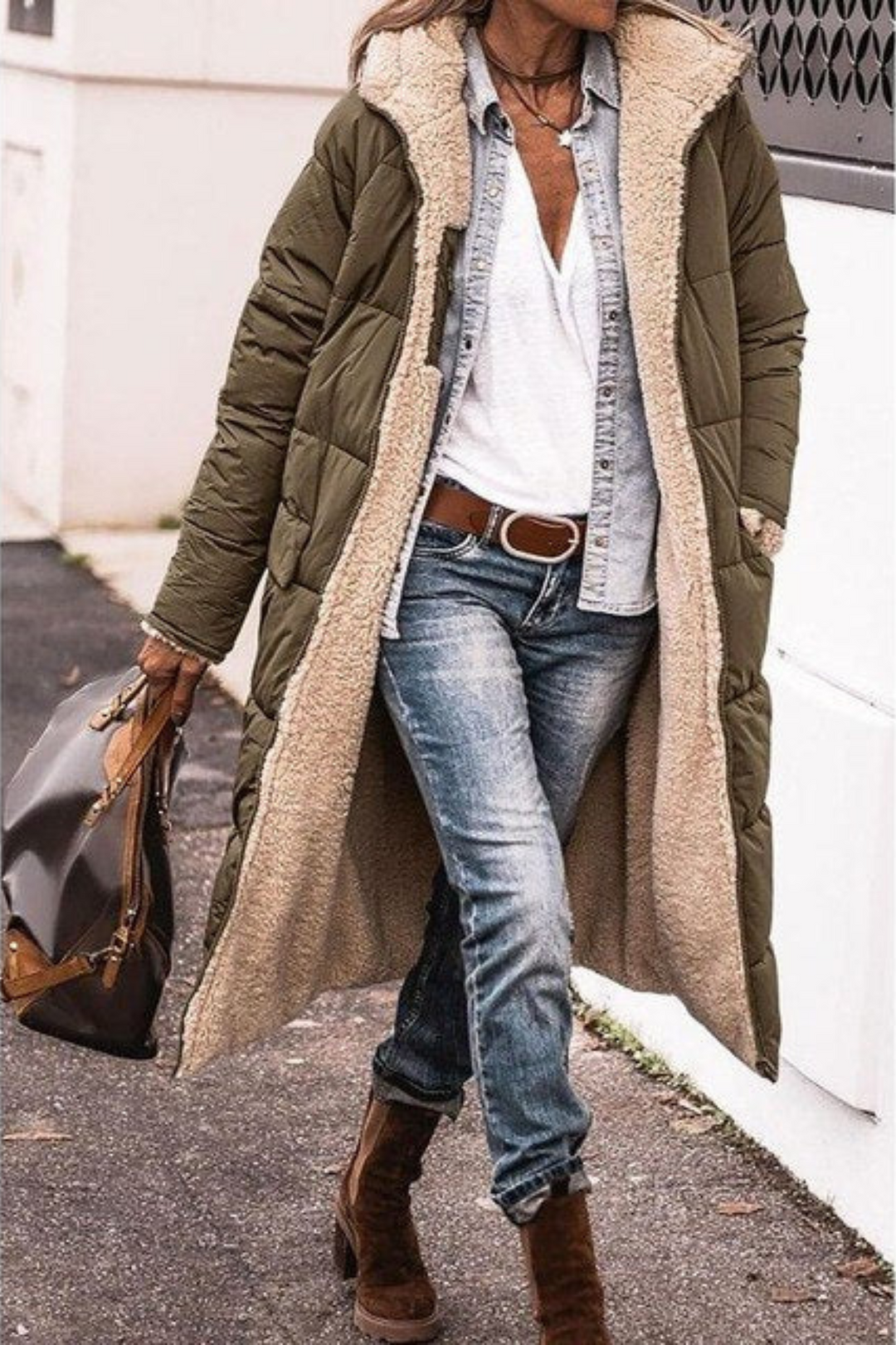 Maya – Manteau Réversible Luxe