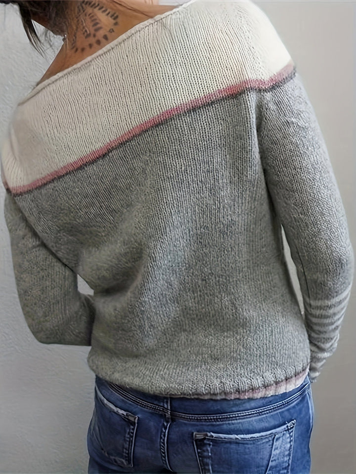 Kathrin – Pull rayé tendance et agréable à porter