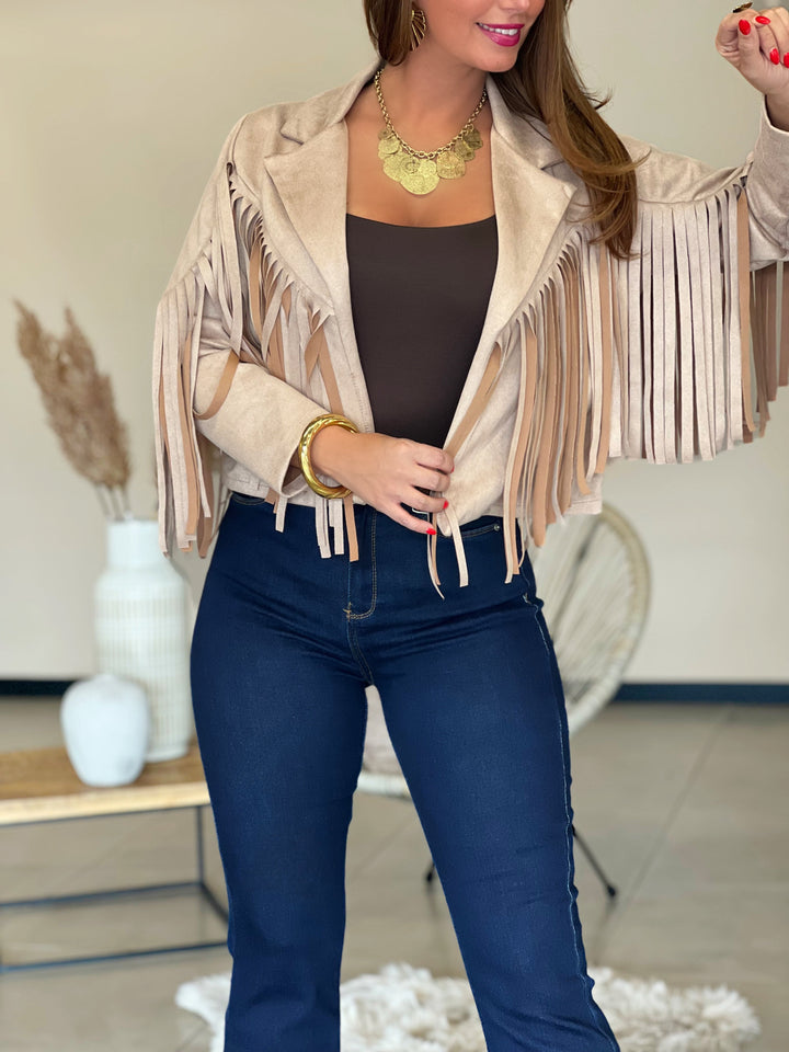 Veste Fleur - CAMEL