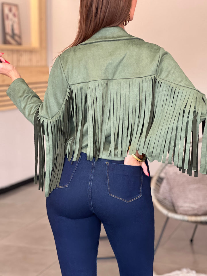 Veste Fleur - KAKI