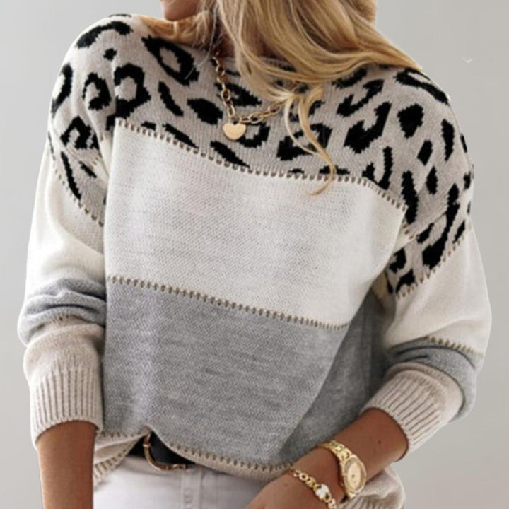 Benita – Pull léopard moderne et cosy
