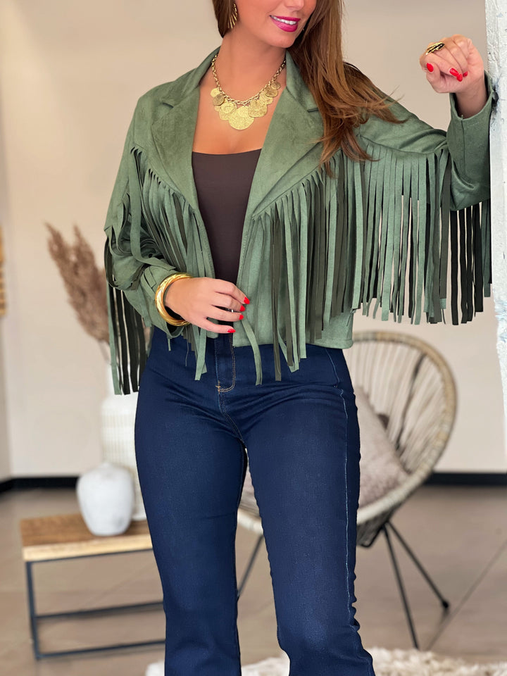 Veste Fleur - KAKI