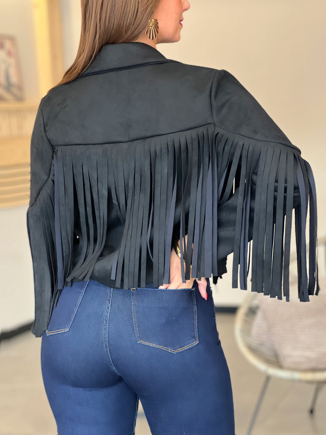 Veste Fleur - NOIR