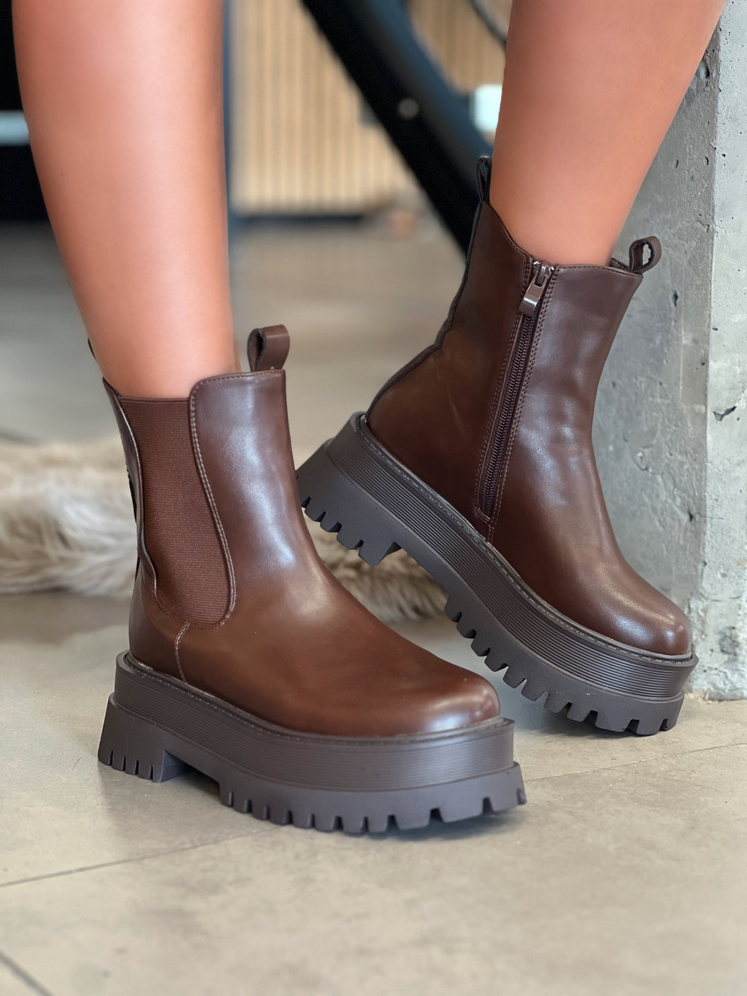 Bottines Solène - BRUN