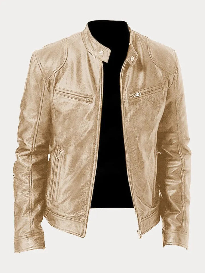 Veloura- Veste en cuir de luxe