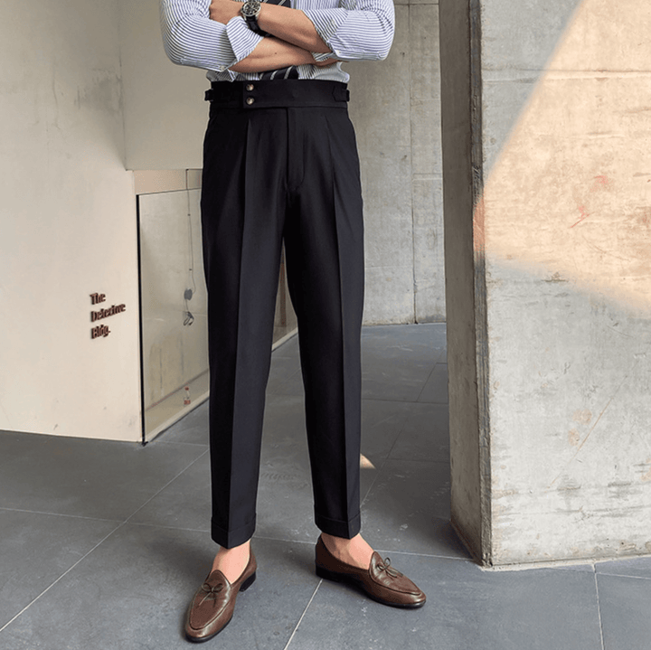 Hugo- Pantalons Taille Haute Chic