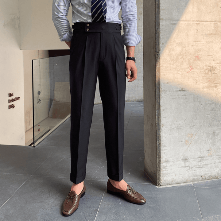 Hugo- Pantalons Taille Haute Chic