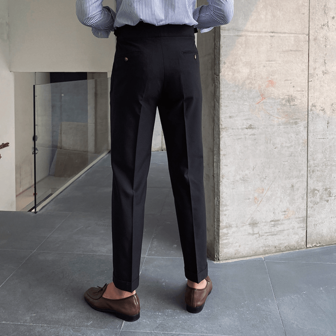 Hugo- Pantalons Taille Haute Chic