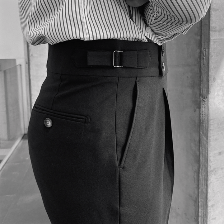 Hugo- Pantalons Taille Haute Chic