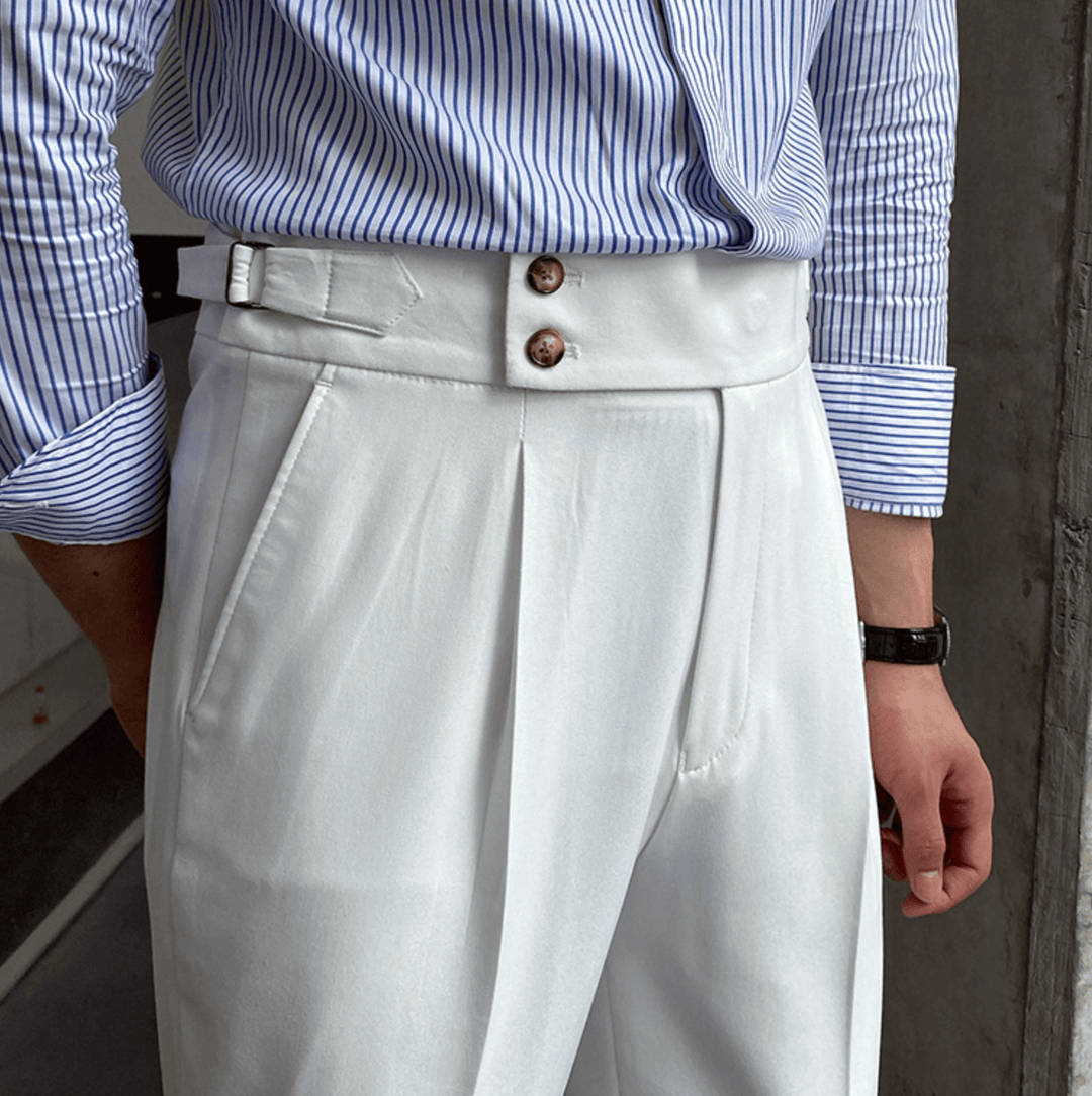 Hugo- Pantalons Taille Haute Chic