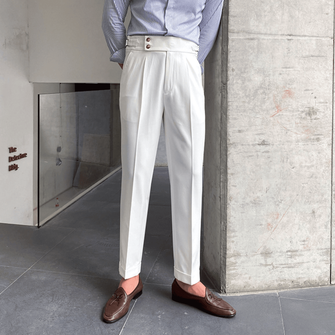 Hugo- Pantalons Taille Haute Chic