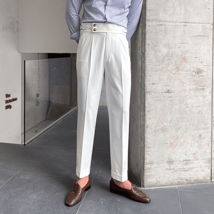 Hugo- Pantalons Taille Haute Chic