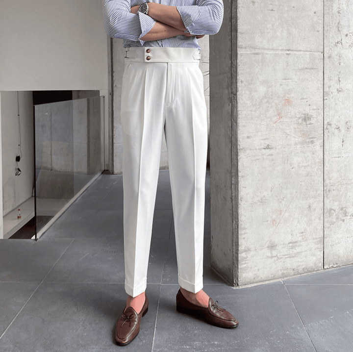 Hugo- Pantalons Taille Haute Chic