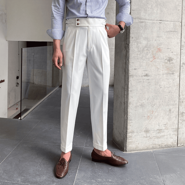 Hugo- Pantalons Taille Haute Chic