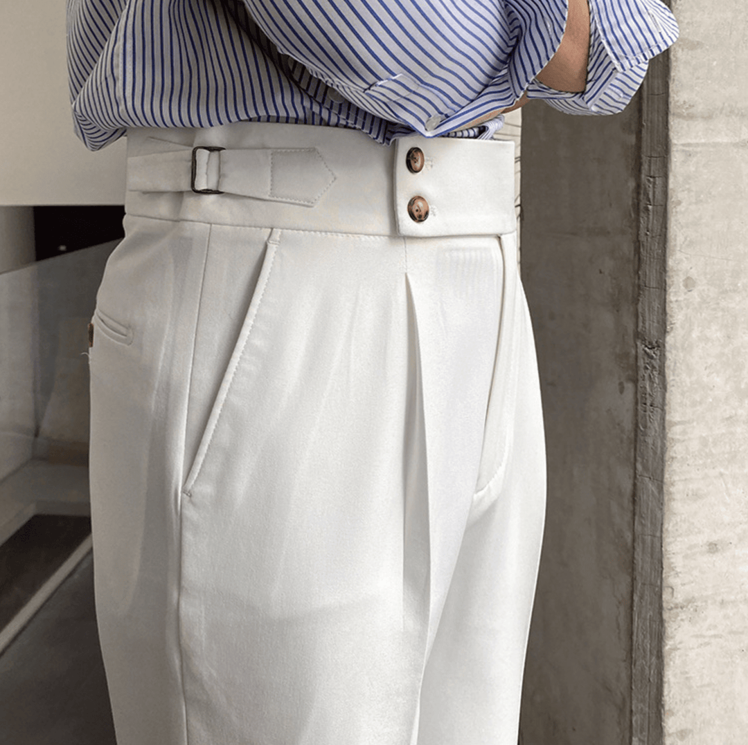 Hugo- Pantalons Taille Haute Chic