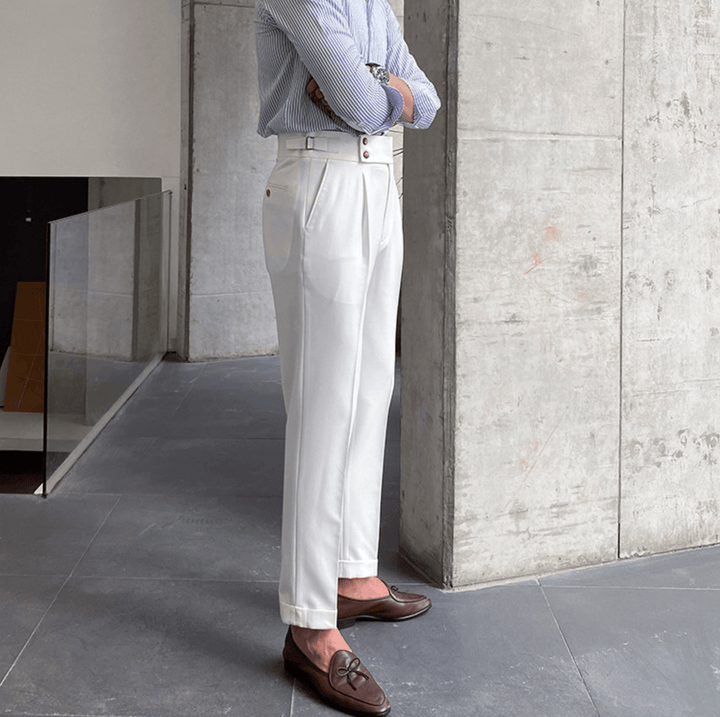 Hugo- Pantalons Taille Haute Chic