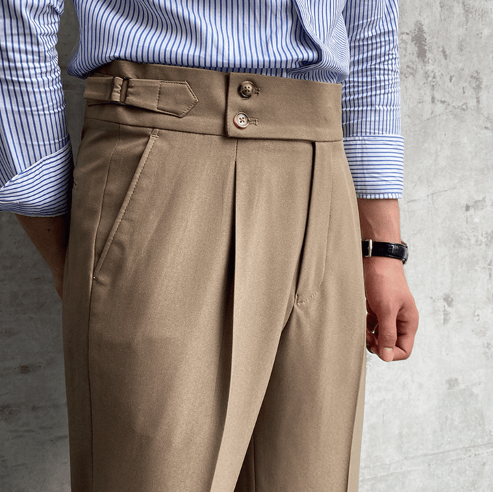 Hugo- Pantalons Taille Haute Chic