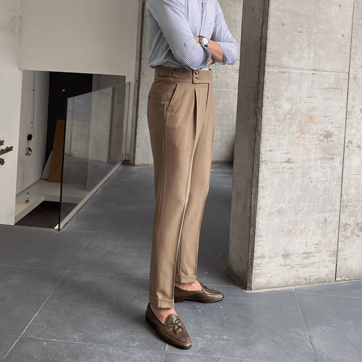 Hugo- Pantalons Taille Haute Chic
