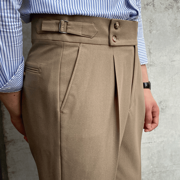 Hugo- Pantalons Taille Haute Chic