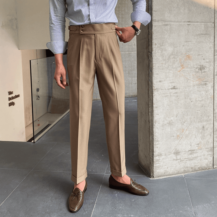 Hugo- Pantalons Taille Haute Chic