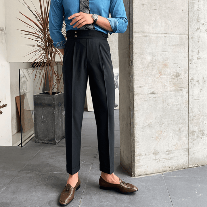 Hugo- Pantalons Taille Haute Chic