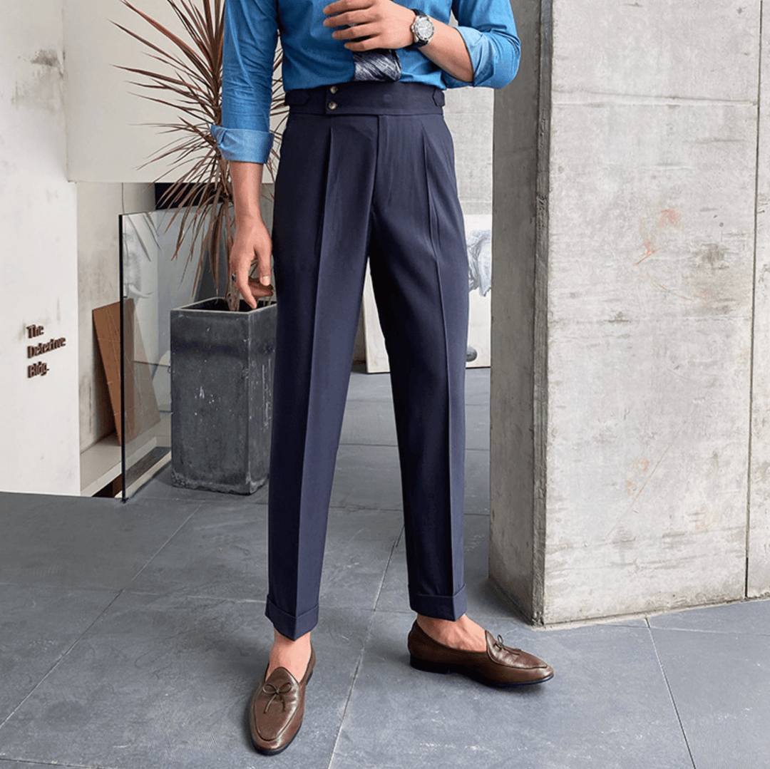 Hugo- Pantalons Taille Haute Chic