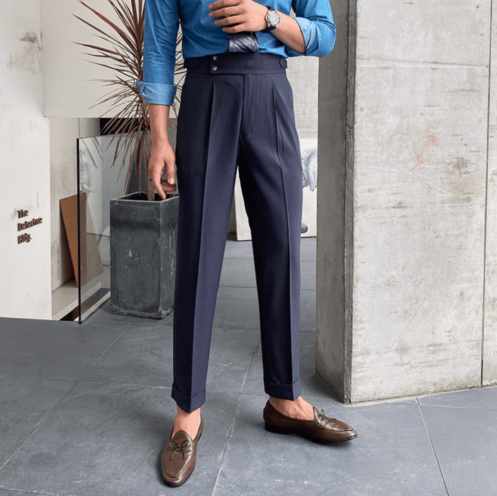 Hugo- Pantalons Taille Haute Chic