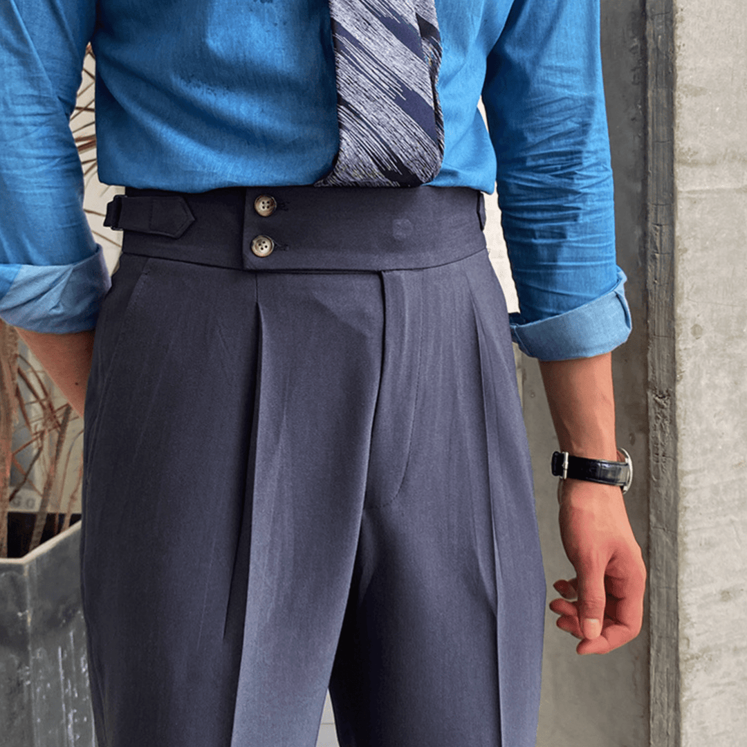 Hugo- Pantalons Taille Haute Chic