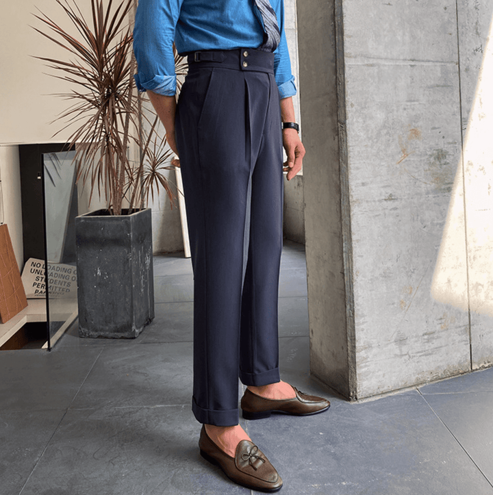 Hugo- Pantalons Taille Haute Chic