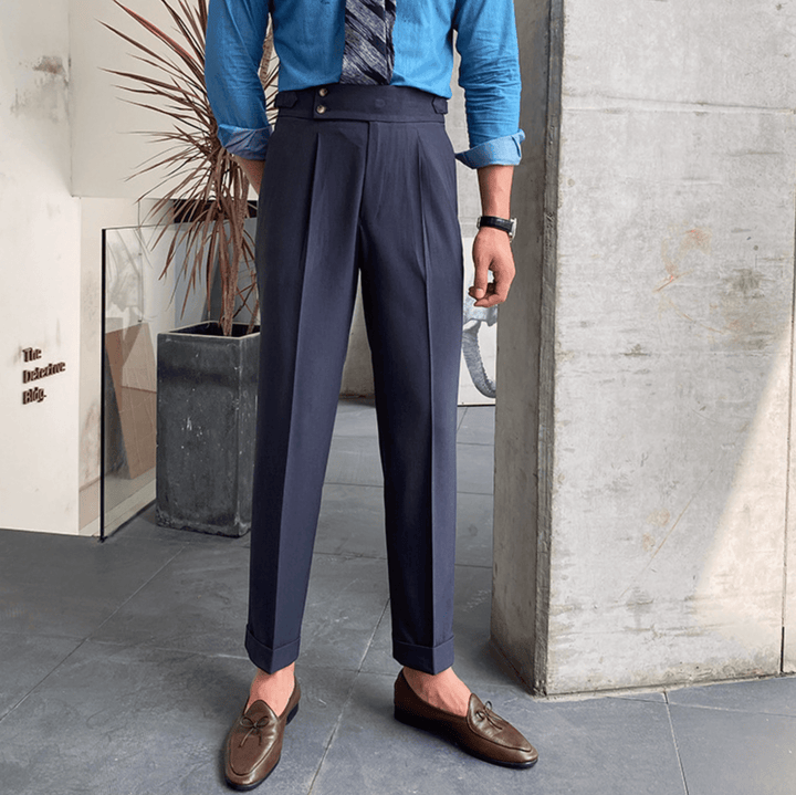 Hugo- Pantalons Taille Haute Chic