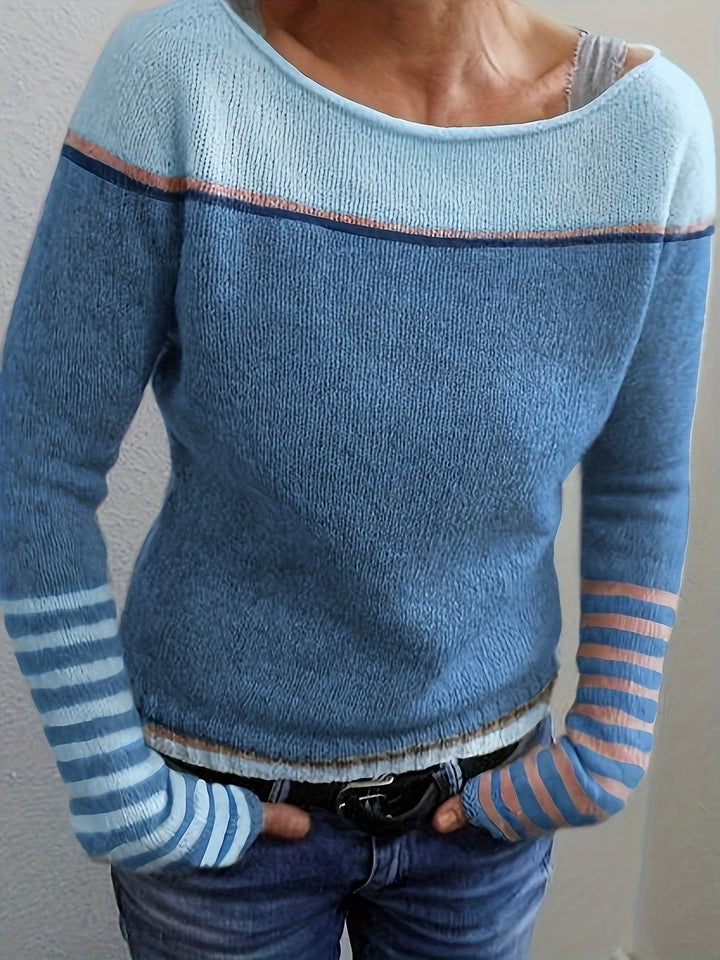 Kathrin – Pull rayé tendance et agréable à porter