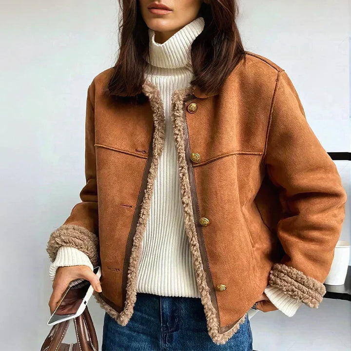 SOFIA | VESTE EN CUIR CHAUDE ET RAFFINÉE