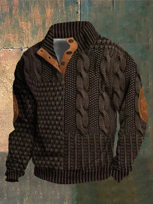 Antoine™ – Pull Imprimé Vintage
