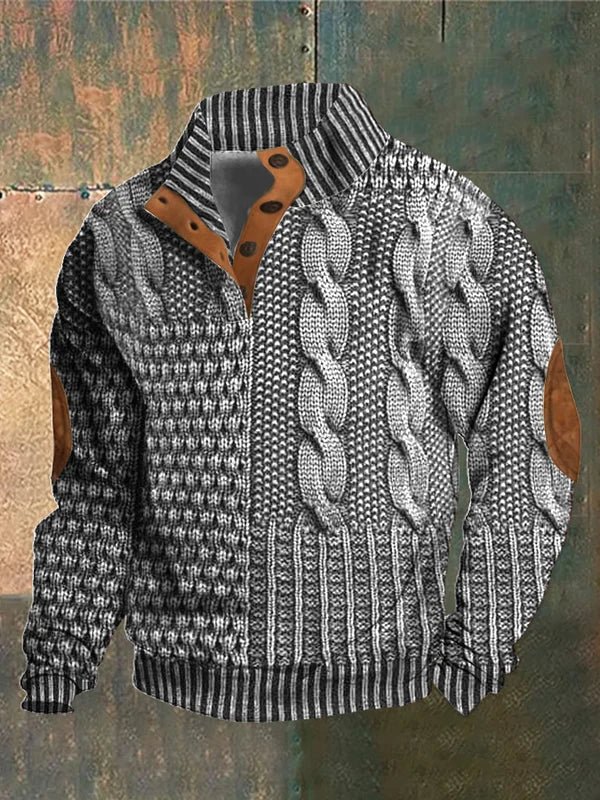 Antoine™ – Pull Imprimé Vintage