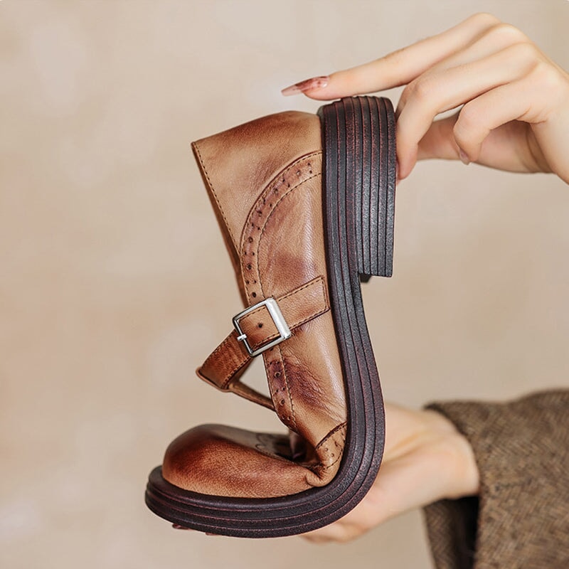 Céleste - Élégante Chaussure en Cuir