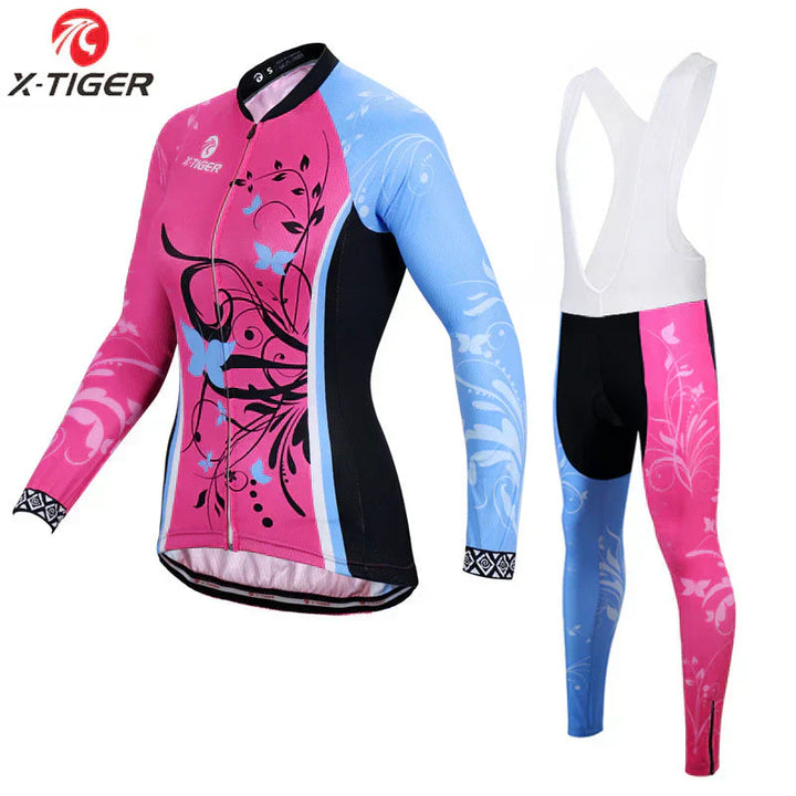 X-Tiger | Ensemble de cyclisme femme à manches longues