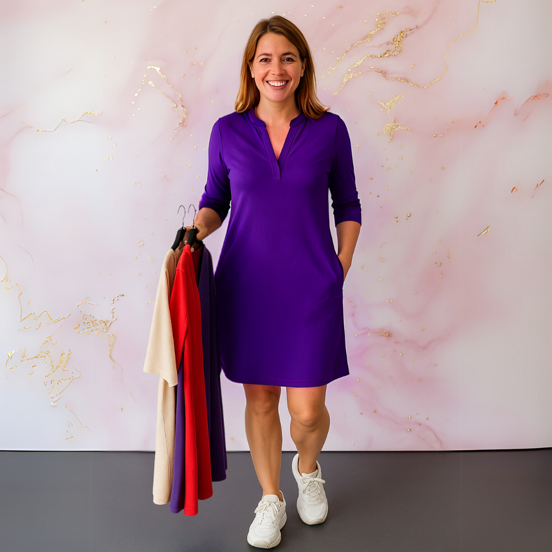 Hanneke - Robe Élégante Polyvalente